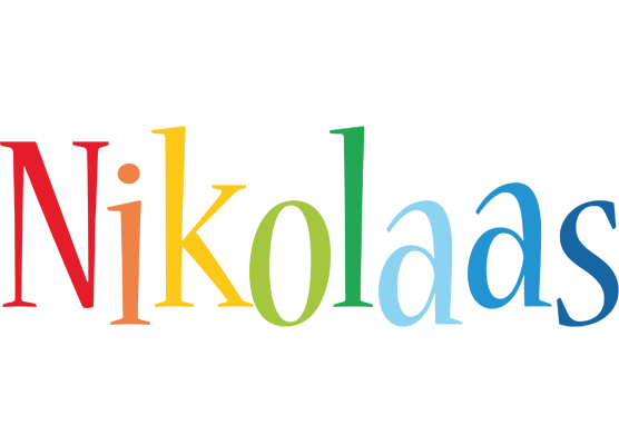 Nikolaas birthday logo