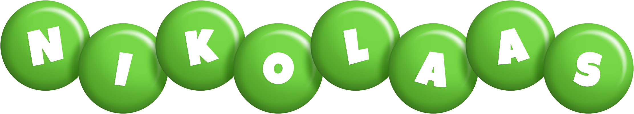 Nikolaas candy-green logo