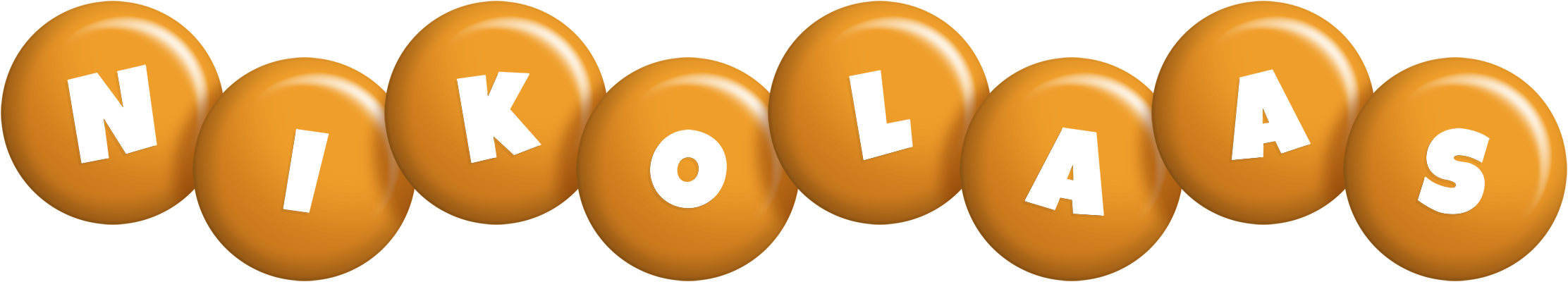Nikolaas candy-orange logo