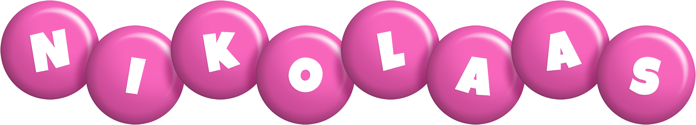 Nikolaas candy-pink logo