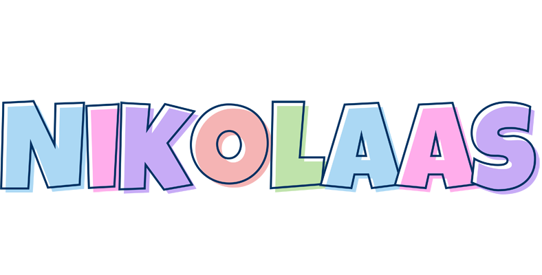 Nikolaas pastel logo