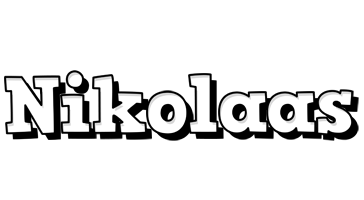 Nikolaas snowing logo