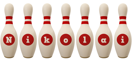 Nikolai bowling-pin logo