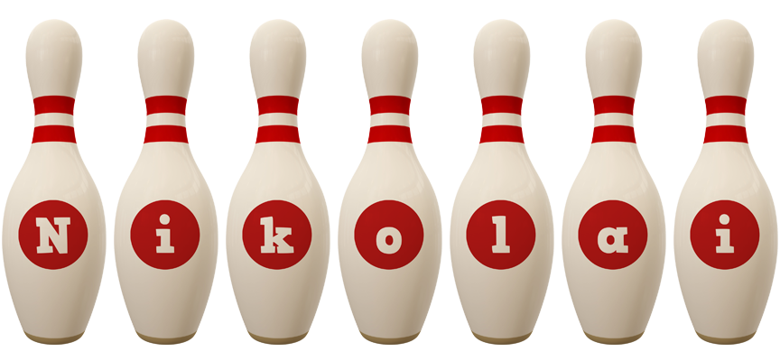 Nikolai bowling-pin logo