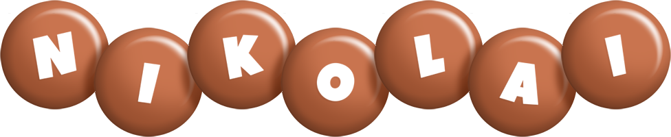 Nikolai candy-brown logo