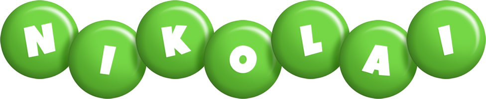 Nikolai candy-green logo