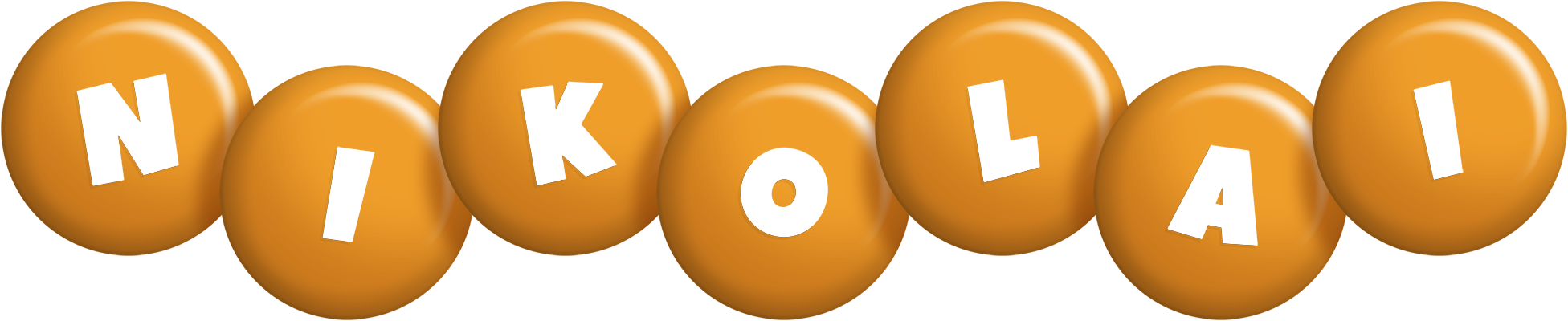 Nikolai candy-orange logo