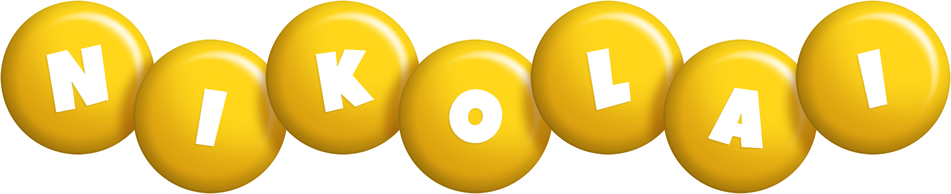 Nikolai candy-yellow logo