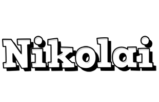 Nikolai snowing logo