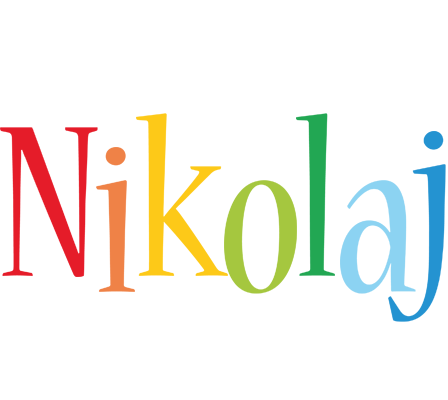 Nikolaj birthday logo