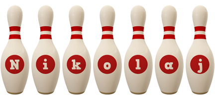 Nikolaj bowling-pin logo