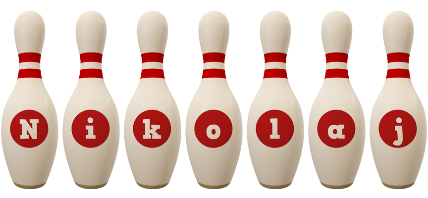 Nikolaj bowling-pin logo