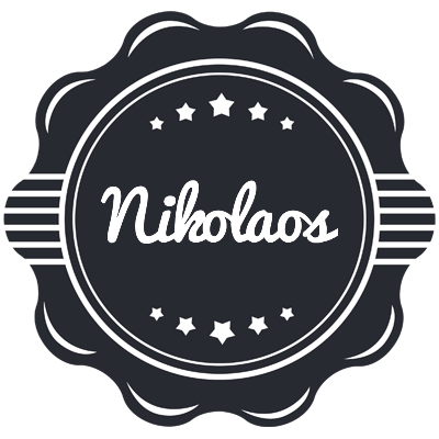 Nikolaos badge logo