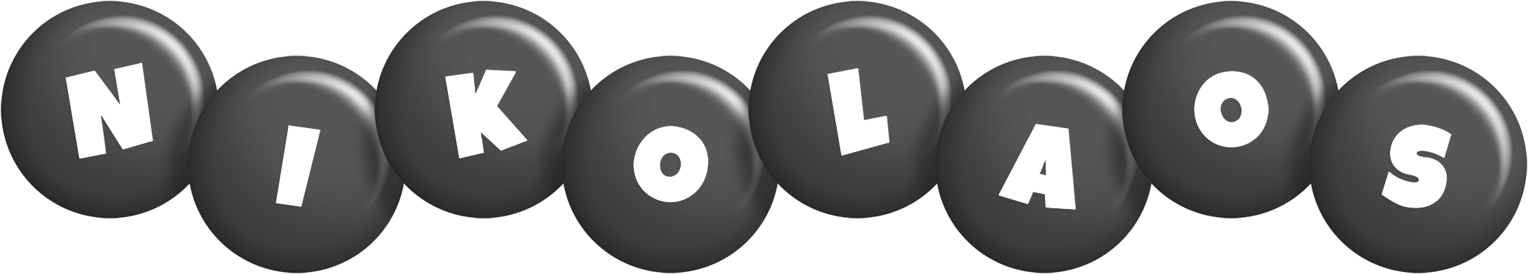 Nikolaos candy-black logo