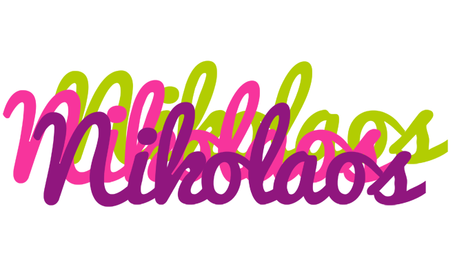 Nikolaos flowers logo