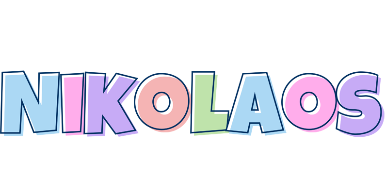 Nikolaos pastel logo