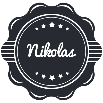 Nikolas badge logo
