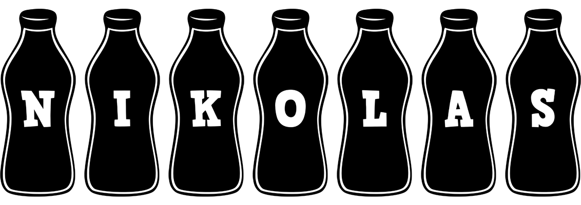 Nikolas bottle logo