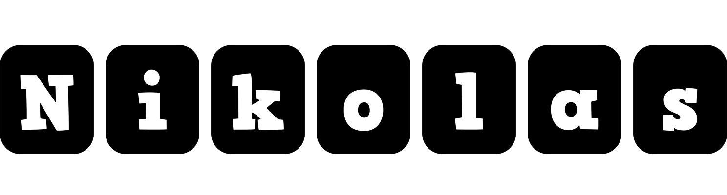 Nikolas box logo