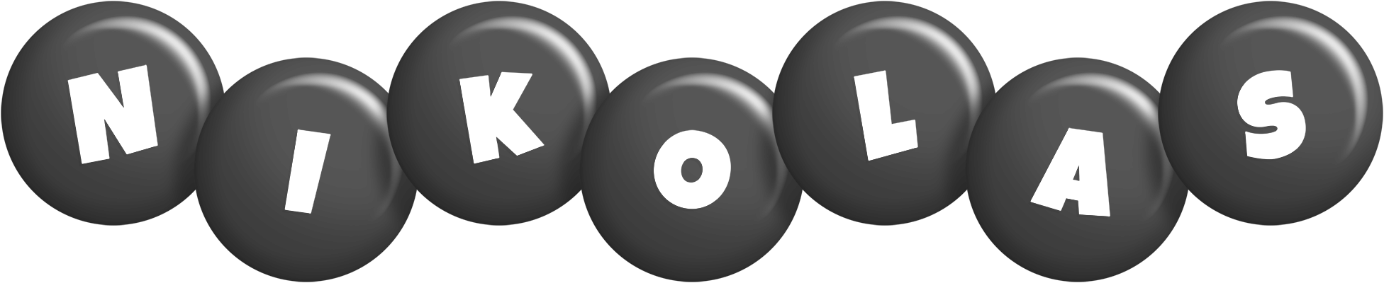 Nikolas candy-black logo
