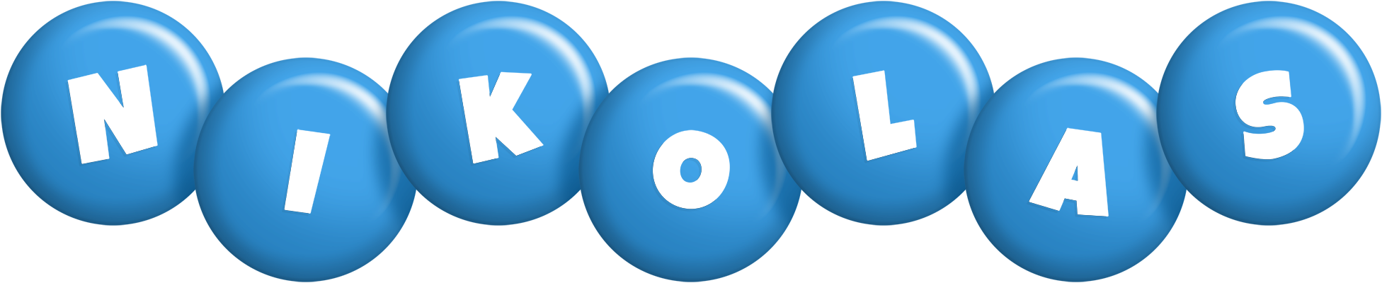 Nikolas candy-blue logo