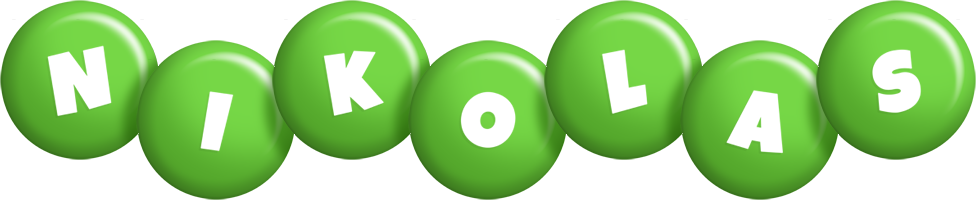 Nikolas candy-green logo