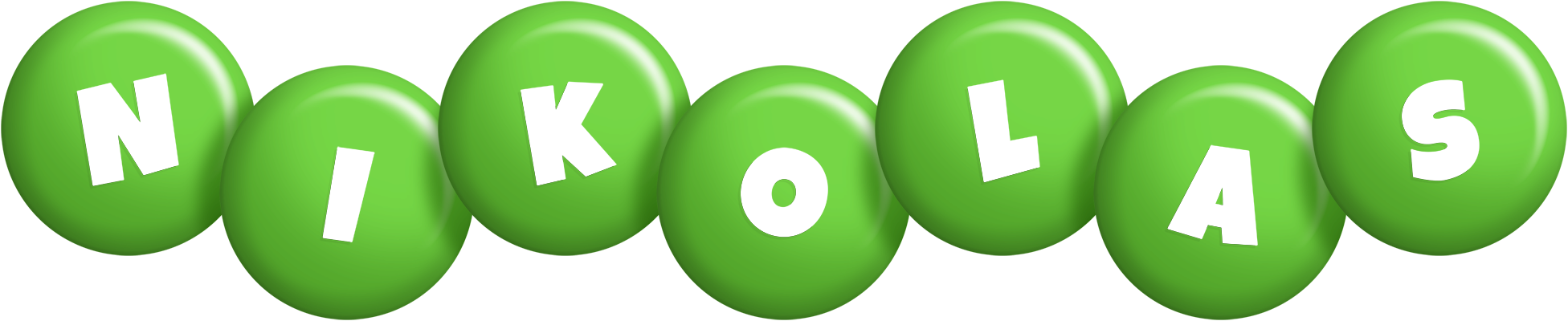 Nikolas candy-green logo