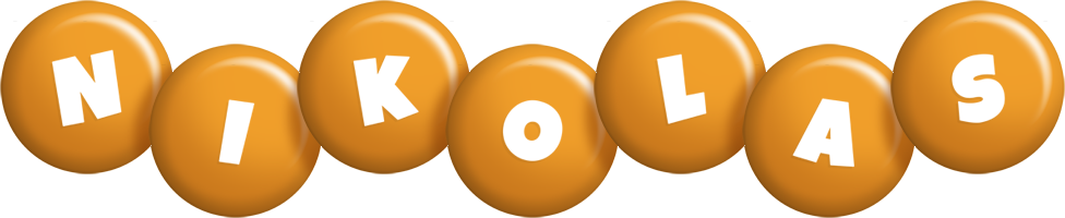Nikolas candy-orange logo