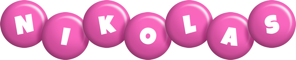 Nikolas candy-pink logo