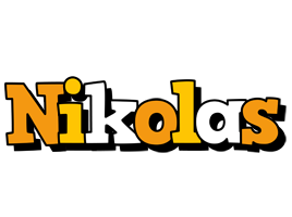 Nikolas cartoon logo