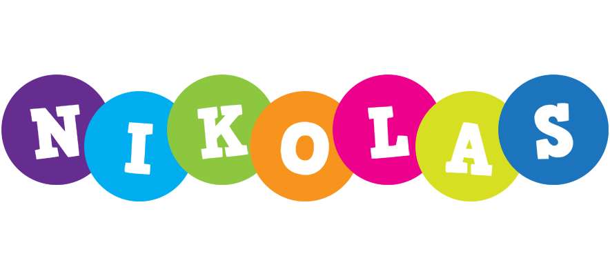 Nikolas happy logo