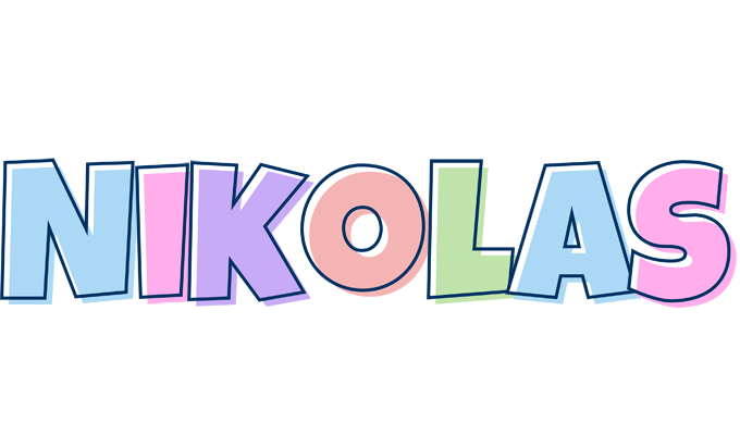 Nikolas pastel logo