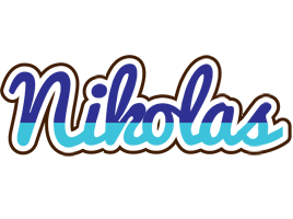 Nikolas raining logo