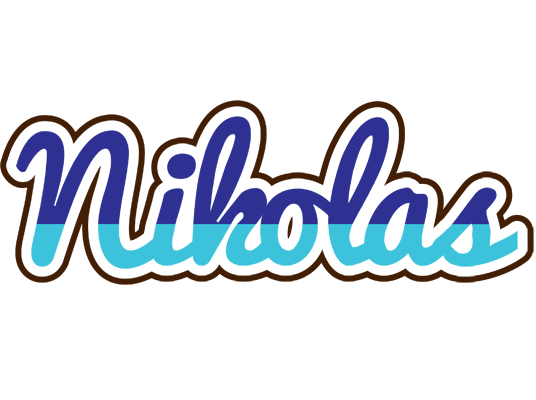 Nikolas raining logo