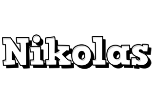 Nikolas snowing logo