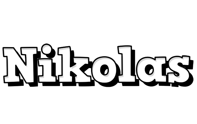 Nikolas snowing logo