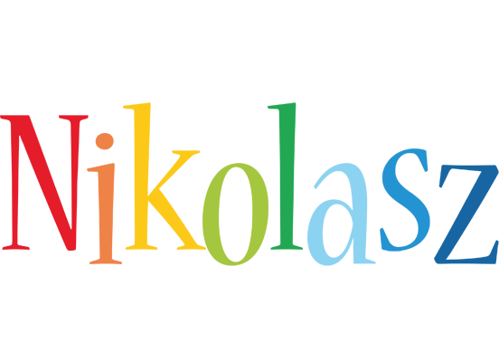 Nikolasz birthday logo