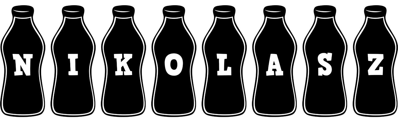 Nikolasz bottle logo