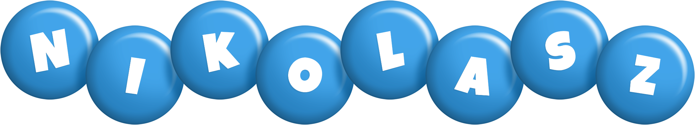 Nikolasz candy-blue logo