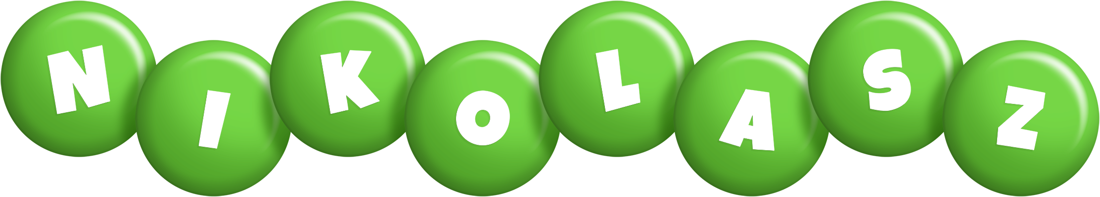 Nikolasz candy-green logo