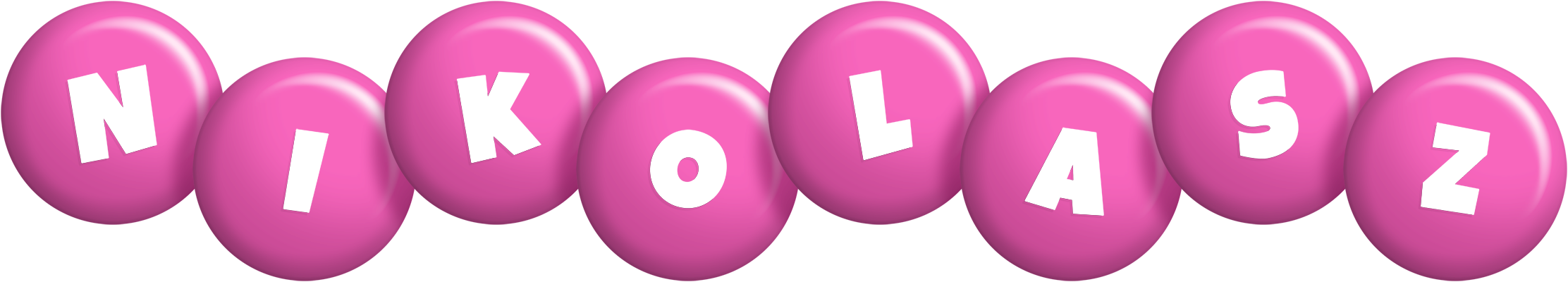 Nikolasz candy-pink logo