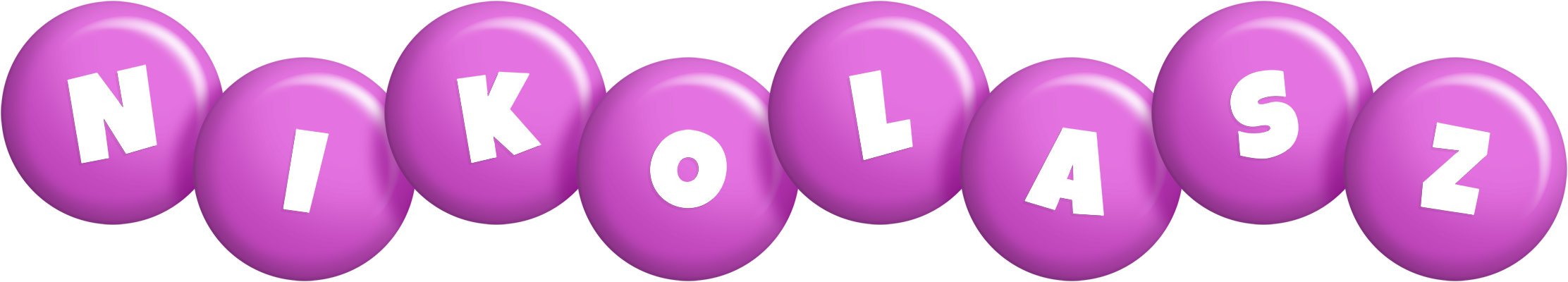 Nikolasz candy-purple logo