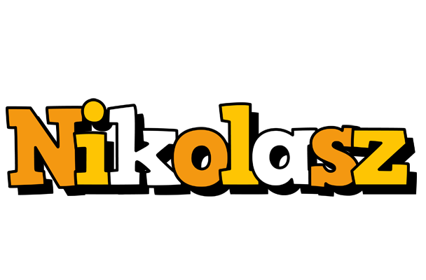 Nikolasz cartoon logo
