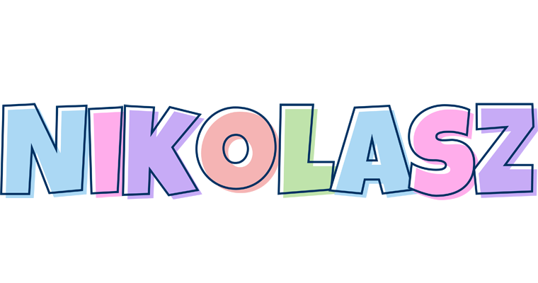Nikolasz pastel logo