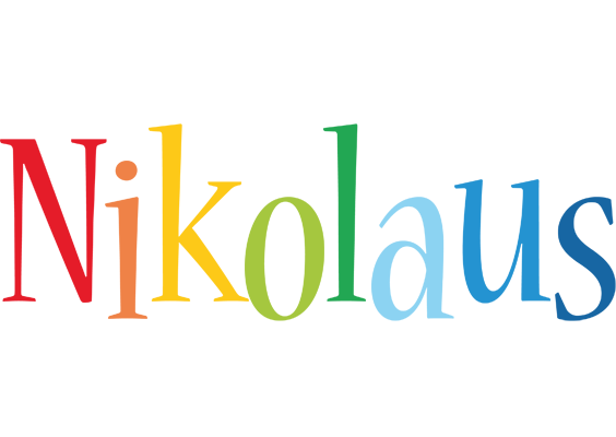Nikolaus birthday logo