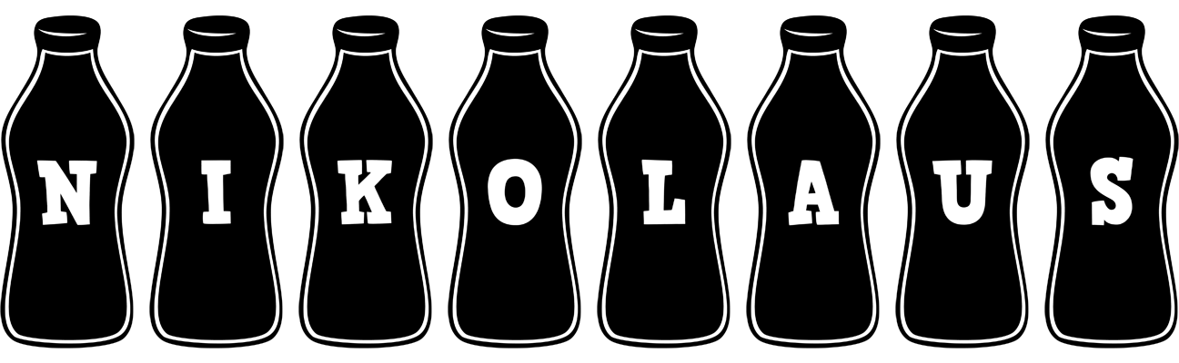 Nikolaus bottle logo