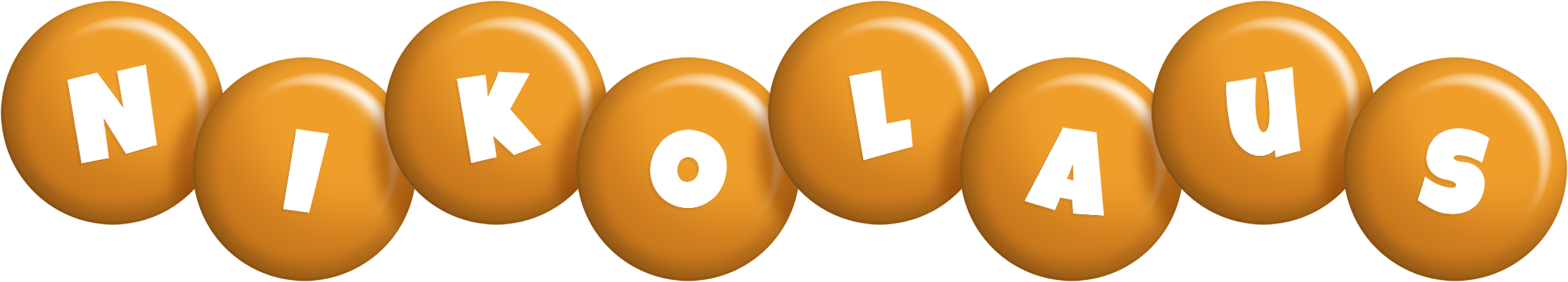 Nikolaus candy-orange logo
