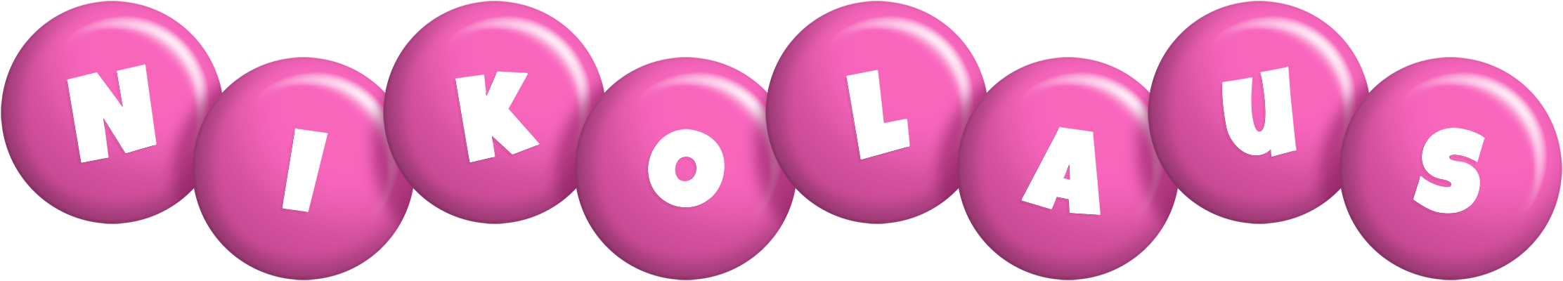 Nikolaus candy-pink logo
