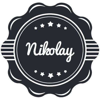 Nikolay badge logo