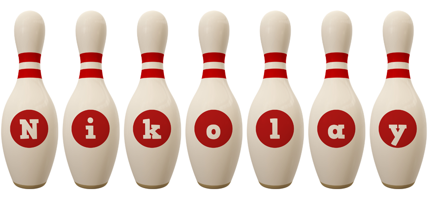 Nikolay bowling-pin logo